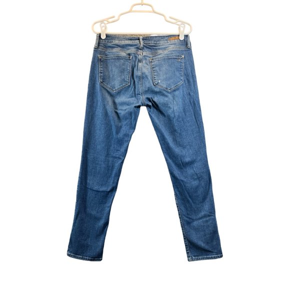 Mavi Jeans Co. Womens Size 30 Distressed Straight Bohemian Tribal Print Denim - Picture 8 of 16